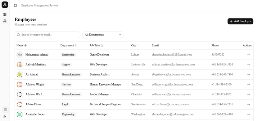 Employee Management System